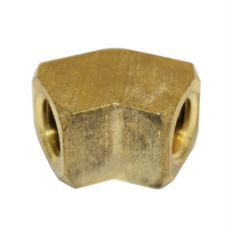 Brass Street Pipe Elbow Fitting 1/8 Inch NPT - 45 Degree, PK 100